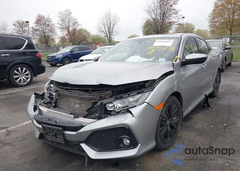 2018 Honda Civic Ex-L из США, поврежденный, VIN SHHFK7H70JU432393